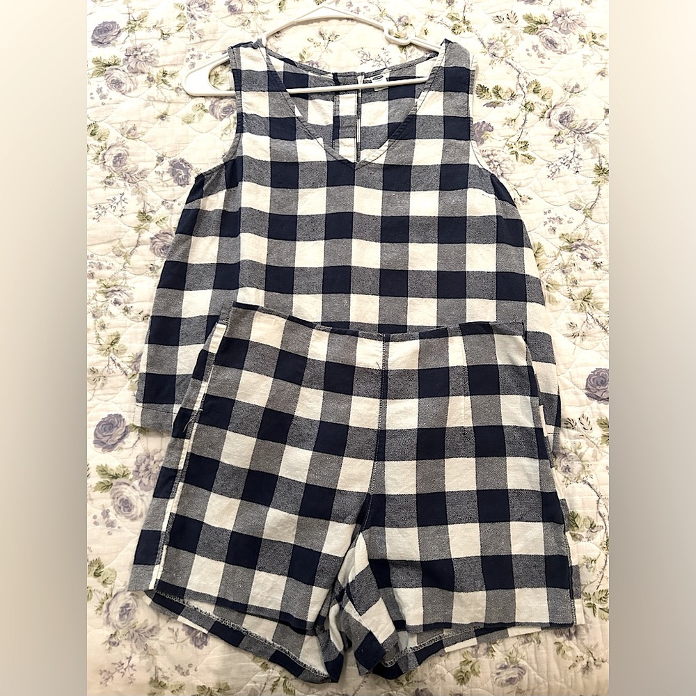 Old Navy Gingham Matching Set